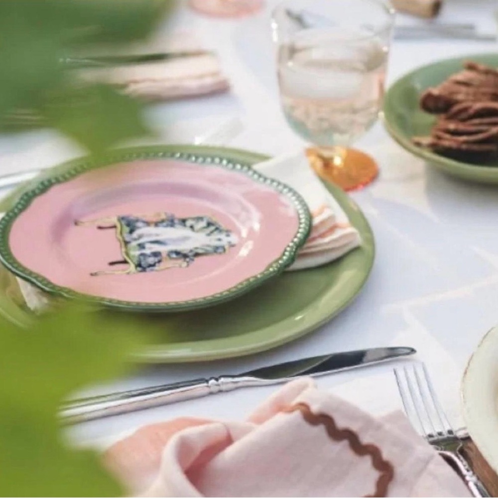 Hand Painted Anthropologie x Raphael Balme Ceramic Plate